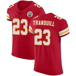 Men's Drue Tranquill Kansas City Chiefs No.23 Elite Team Color Vapor Untouchable Jersey - Red