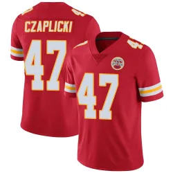 Men's Eddie Czaplicki Kansas City Chiefs No.47 Limited Team Color Vapor Untouchable Jersey - Red