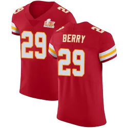Men's Eric Berry Kansas City Chiefs No.29 Elite Team Color Vapor Untouchable Super Bowl LIX Jersey - Red