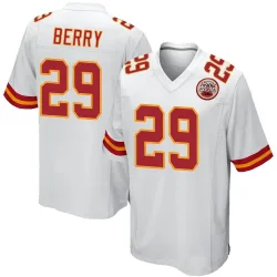 Men's Eric Berry Kansas City Chiefs No.29 Game Jersey - White