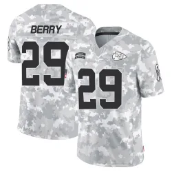 Men's Eric Berry Kansas City Chiefs No.29 Limited 2024 Salute to Service Jersey - Arctic Camo