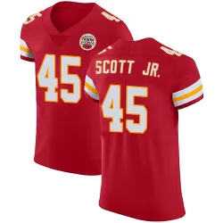 Men's Eric Scott Jr. Kansas City Chiefs No.45 Elite Team Color Vapor Untouchable Jersey - Red