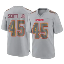 Men's Eric Scott Jr. Kansas City Chiefs No.45 Game Atmosphere Fashion Jersey - Gray