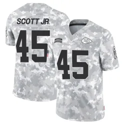 Men's Eric Scott Jr. Kansas City Chiefs No.45 Limited 2024 Salute to Service Jersey - Arctic Camo