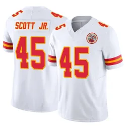 Men's Eric Scott Jr. Kansas City Chiefs No.45 Limited Vapor F.U.S.E. Jersey - White