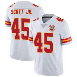 Men's Eric Scott Jr. Kansas City Chiefs No.45 Limited Vapor Untouchable Jersey - White