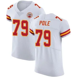 Men's Esa Pole Kansas City Chiefs No.79 Elite Vapor Untouchable Jersey - White
