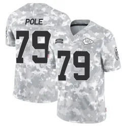 Men's Esa Pole Kansas City Chiefs No.79 Limited 2024 Salute to Service Jersey - Arctic Camo