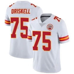 Men's Ethan Driskell Kansas City Chiefs No.75 Limited Vapor Untouchable Jersey - White