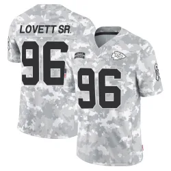 Men's Fabien Lovett Sr. Kansas City Chiefs No.96 Limited 2024 Salute to Service Jersey - Arctic Camo