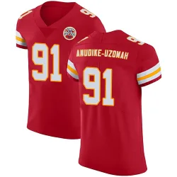 Men's Felix Anudike-Uzomah Kansas City Chiefs No.91 Elite Team Color Vapor Untouchable Jersey - Red