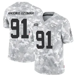 Men's Felix Anudike-Uzomah Kansas City Chiefs No.91 Limited 2024 Salute to Service Jersey - Arctic Camo