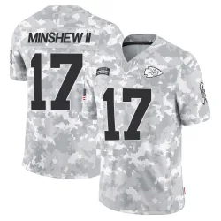 Men's Gardner Minshew Kansas City Chiefs No.17 Limited 2024 Salute to Service Jersey - Arctic Camo