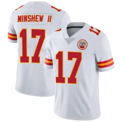 Men's Gardner Minshew Kansas City Chiefs No.17 Limited Vapor Untouchable Jersey - White