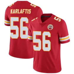 Men's George Karlaftis Kansas City Chiefs No.56 Limited Team Color Vapor Untouchable Jersey - Red