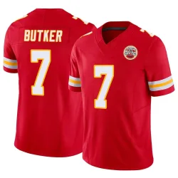 Men's Harrison Butker Kansas City Chiefs No.7 Limited Vapor F.U.S.E. Jersey - Red