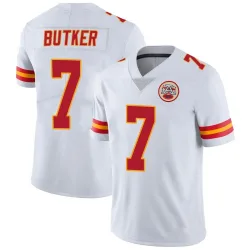 Men's Harrison Butker Kansas City Chiefs No.7 Limited Vapor Untouchable Jersey - White