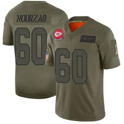 Men's Hunter Nourzad Kansas City Chiefs No.60 Limited 2019 Salute to Service Jersey - Camo