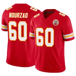 Men's Hunter Nourzad Kansas City Chiefs No.60 Limited Vapor F.U.S.E. Jersey - Red