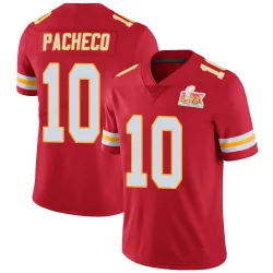 Men's Isiah Pacheco Kansas City Chiefs No.10 Limited Team Color Vapor Untouchable Super Bowl LIX Jersey - Red