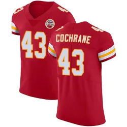 Men's Jack Cochrane Kansas City Chiefs No.43 Elite Team Color Vapor Untouchable Jersey - Red