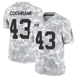 Men's Jack Cochrane Kansas City Chiefs No.43 Limited 2024 Salute to Service Jersey - Arctic Camo