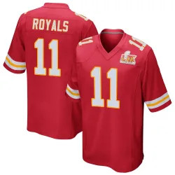 Men's Jalen Royals Kansas City Chiefs No.11 Game Team Color Super Bowl LIX Jersey - Red