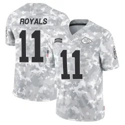 Men's Jalen Royals Kansas City Chiefs No.11 Limited 2024 Salute to Service Jersey - Arctic Camo