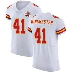 Men's James Winchester Kansas City Chiefs No.41 Elite Vapor Untouchable Jersey - White
