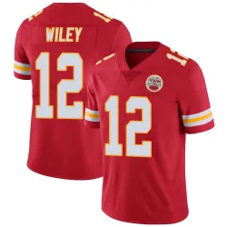 Men's Jared Wiley Kansas City Chiefs No.12 Limited Team Color Vapor Untouchable Jersey - Red
