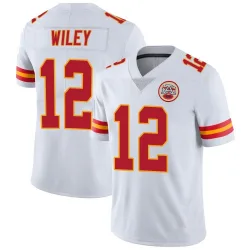 Men's Jared Wiley Kansas City Chiefs No.12 Limited Vapor Untouchable Jersey - White