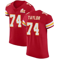 Men's Jawaan Taylor Kansas City Chiefs No.74 Elite Team Color Vapor Untouchable Super Bowl LIX Jersey - Red