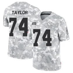 Men's Jawaan Taylor Kansas City Chiefs No.74 Limited 2024 Salute to Service Jersey - Arctic Camo