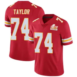 Men's Jawaan Taylor Kansas City Chiefs No.74 Limited Team Color Vapor Untouchable Super Bowl LIX Jersey - Red