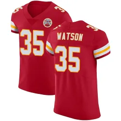 Men's Jaylen Watson Kansas City Chiefs No.35 Elite Team Color Vapor Untouchable Jersey - Red