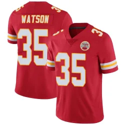 Men's Jaylen Watson Kansas City Chiefs No.35 Limited Team Color Vapor Untouchable Jersey - Red