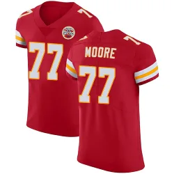 Men's Jaylon Moore Kansas City Chiefs No.77 Elite Team Color Vapor Untouchable Jersey - Red