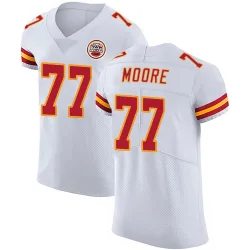 Men's Jaylon Moore Kansas City Chiefs No.77 Elite Vapor Untouchable Jersey - White