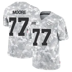 Men's Jaylon Moore Kansas City Chiefs No.77 Limited 2024 Salute to Service Jersey - Arctic Camo