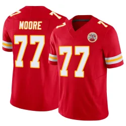 Men's Jaylon Moore Kansas City Chiefs No.77 Limited Vapor F.U.S.E. Jersey - Red