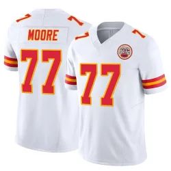 Men's Jaylon Moore Kansas City Chiefs No.77 Limited Vapor F.U.S.E. Jersey - White
