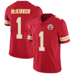Men's Jerick McKinnon Kansas City Chiefs No.1 Limited Team Color Vapor Untouchable Jersey - Red