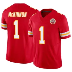 Men's Jerick McKinnon Kansas City Chiefs No.1 Limited Vapor F.U.S.E. Jersey - Red