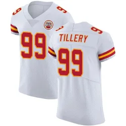 Men's Jerry Tillery Kansas City Chiefs No.99 Elite Vapor Untouchable Jersey - White