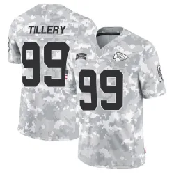 Men's Jerry Tillery Kansas City Chiefs No.99 Limited 2024 Salute to Service Jersey - Arctic Camo
