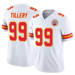Men's Jerry Tillery Kansas City Chiefs No.99 Limited Vapor F.U.S.E. Jersey - White