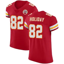 Men's Jimmy Holiday Kansas City Chiefs No.82 Elite Team Color Vapor Untouchable Jersey - Red