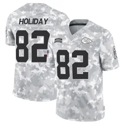 Men's Jimmy Holiday Kansas City Chiefs No.82 Limited 2024 Salute to Service Jersey - Arctic Camo