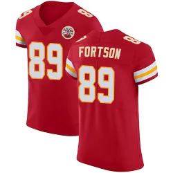 Men's Jody Fortson Kansas City Chiefs No.89 Elite Team Color Vapor Untouchable Jersey - Red