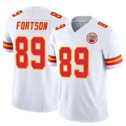 Men's Jody Fortson Kansas City Chiefs No.89 Limited Vapor F.U.S.E. Jersey - White